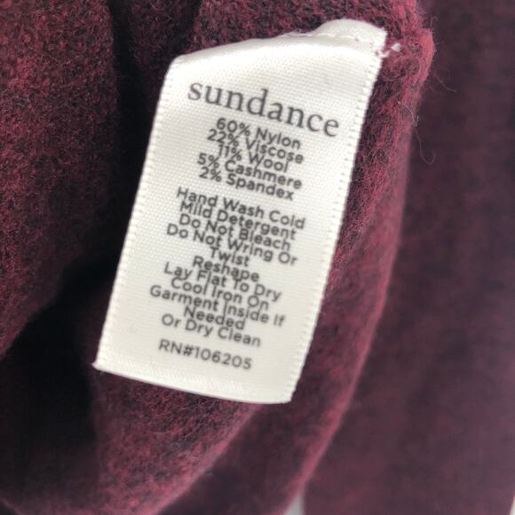 Sundance Edwina Henley Sweater XS Ruffle Wool Cashmere Blend Top NEW Defect - Picture 6 of 8
